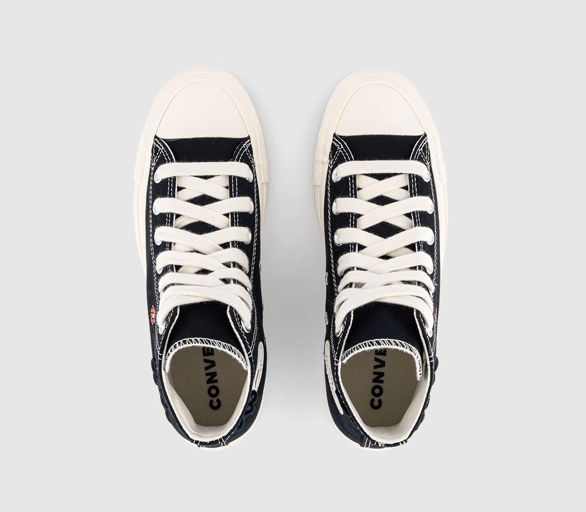 Converse Converse All Star Hi Trainers Converse Converse All Star Hi Trainers Black Egret Purple