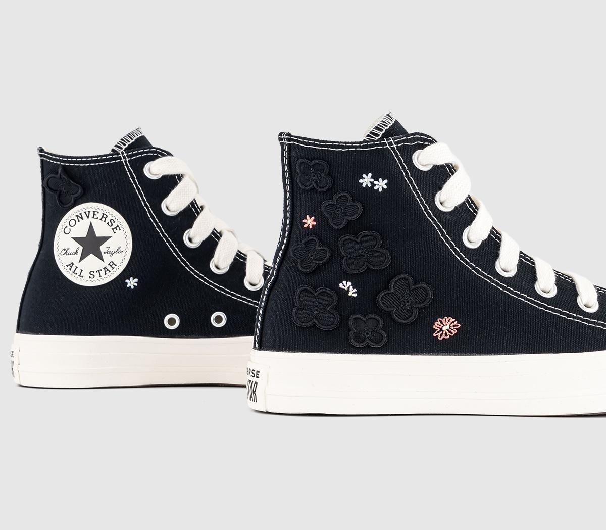 Converse Converse All Star Hi Trainers Converse Converse All Star Hi Trainers Black Egret Purple