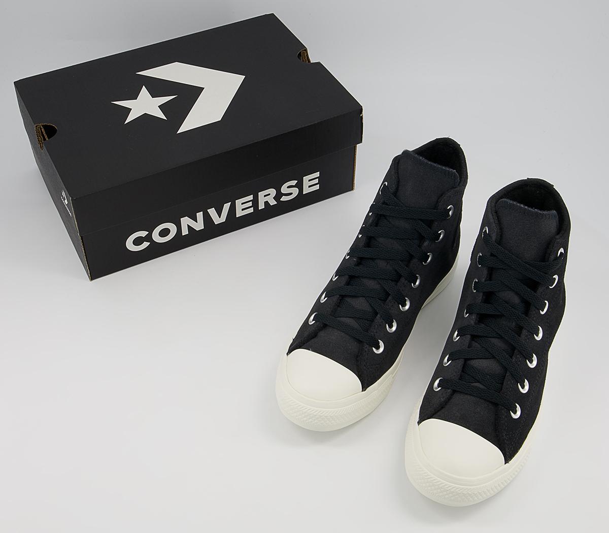 Converse Converse All Star Hi Trainers Converse Converse All Star Hi Trainers Black Black Egret