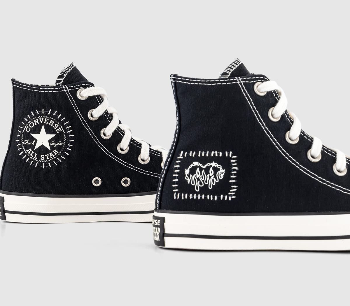 ConverseConverse All Star Hi Trainers Black Egret Egret