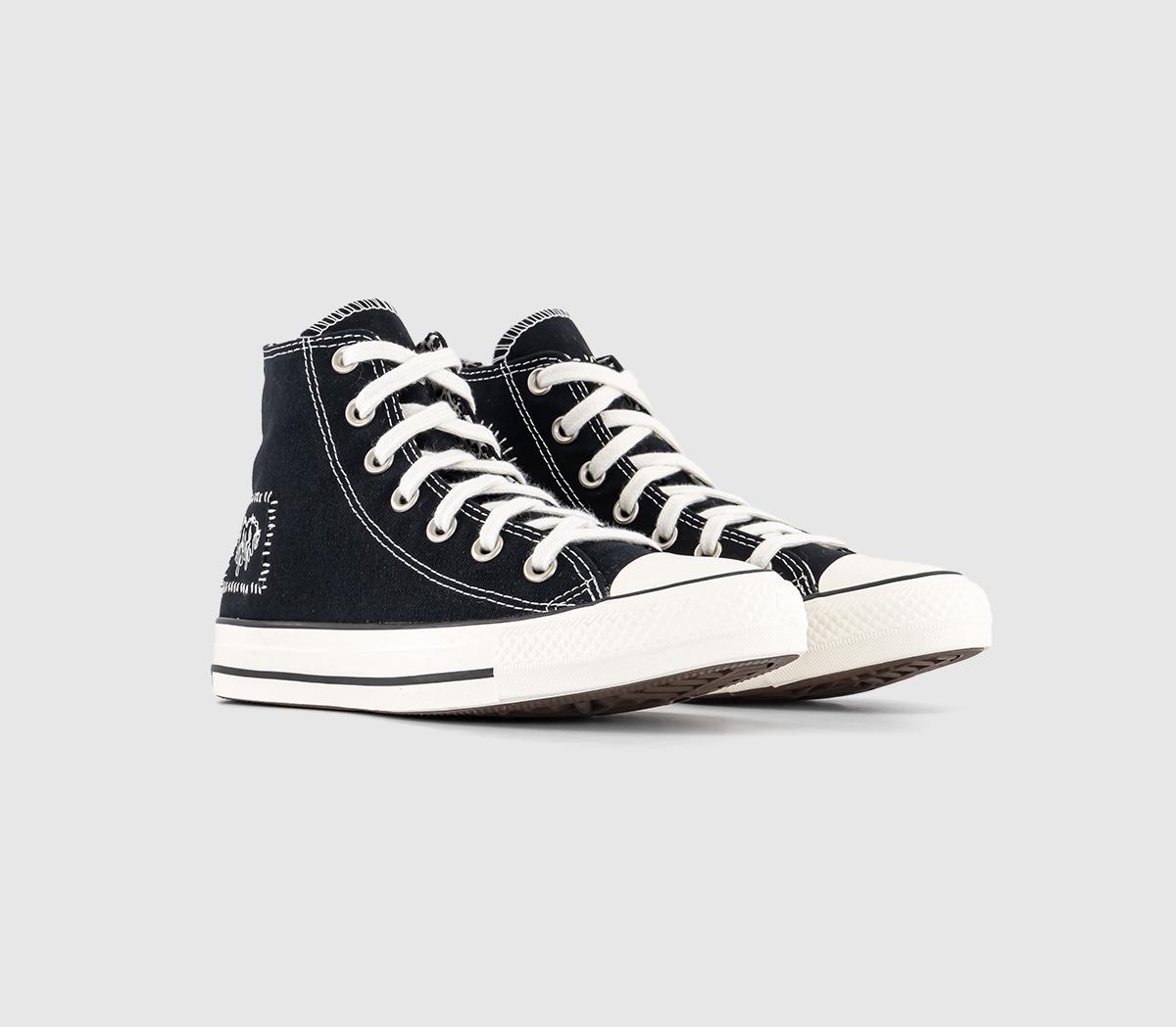 ConverseConverse All Star Hi Trainers Black Egret Egret