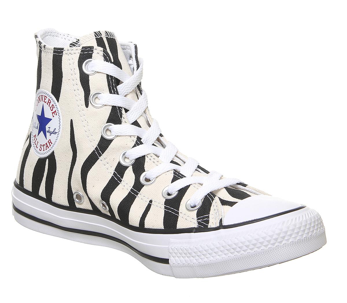 black and white zebra converse shoes