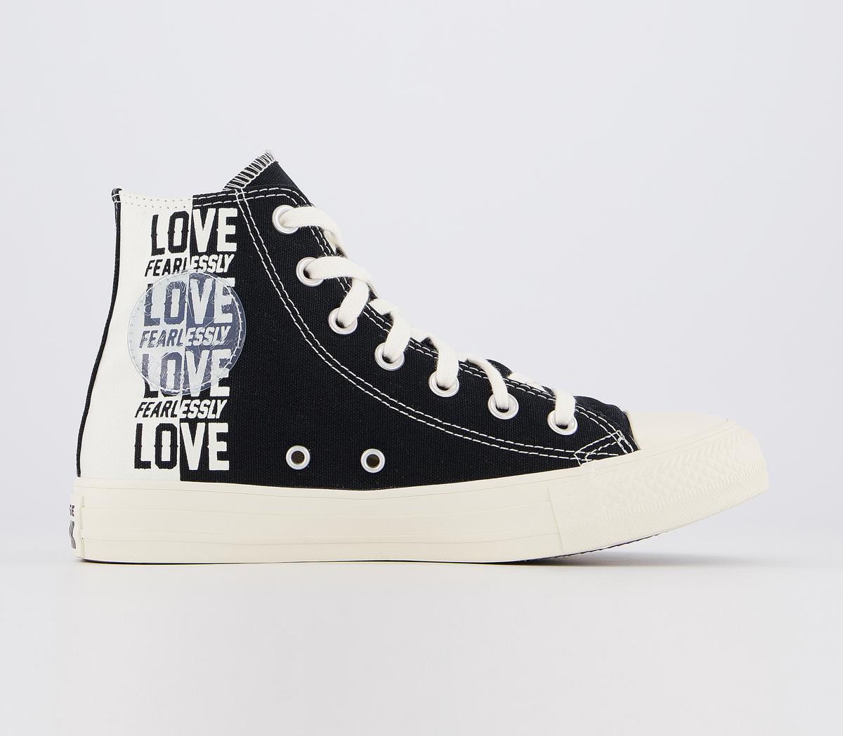 converse black egret university red love