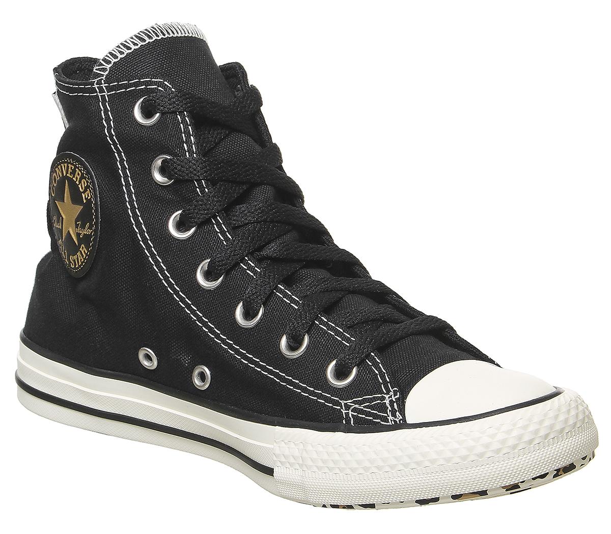 Black leopard outlet converse