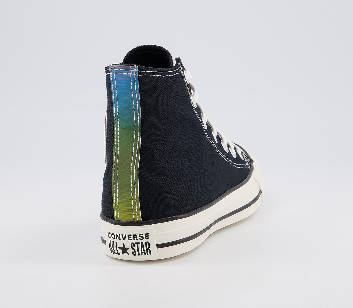 Converse Converse All Star Hi Trainers Converse Converse All Star Hi Trainers Black White Lenticular Exclusive