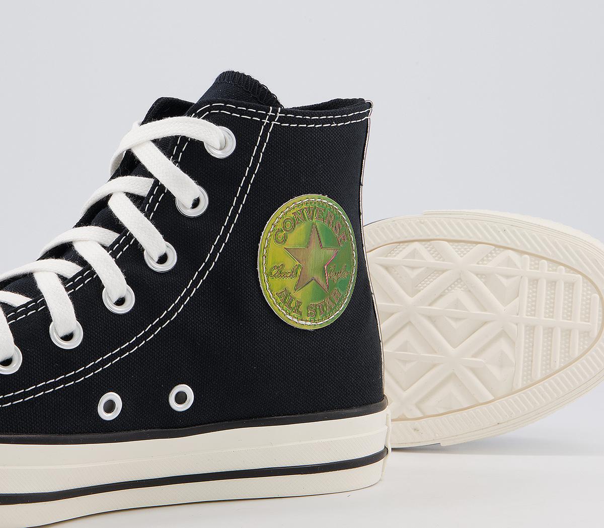 Converse Converse All Star Hi Trainers Converse Converse All Star Hi Trainers Black White Lenticular Exclusive