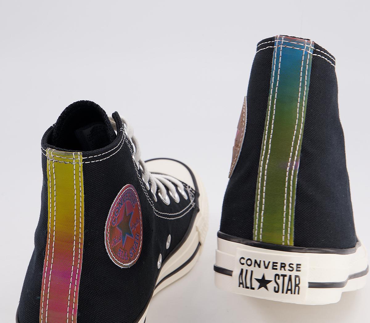 Converse Converse All Star Hi Trainers Converse Converse All Star Hi Trainers Black White Lenticular Exclusive