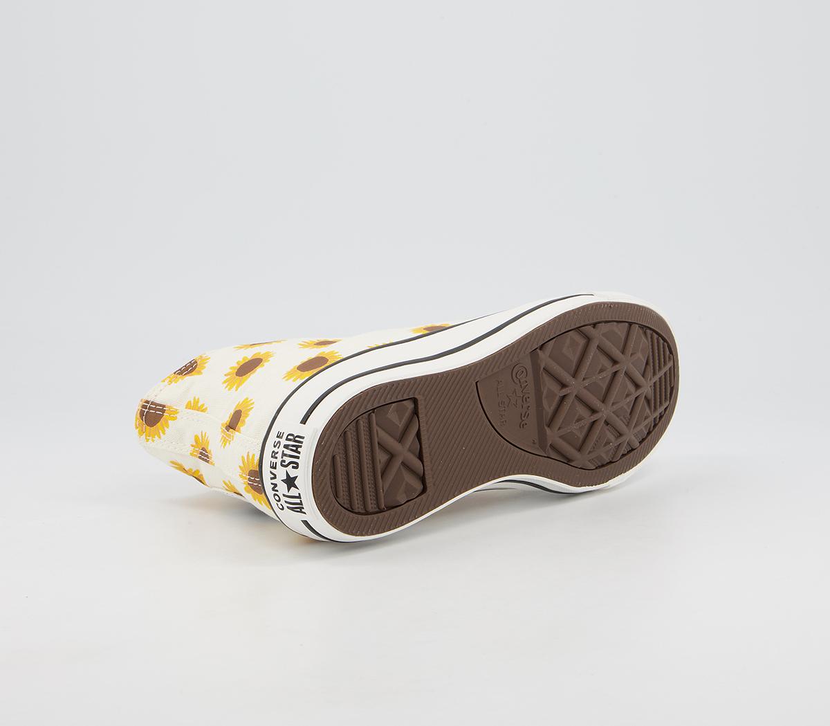 Converse Converse All Star Hi Trainers Converse Converse All Star Hi Trainers Sunflower Egret Black