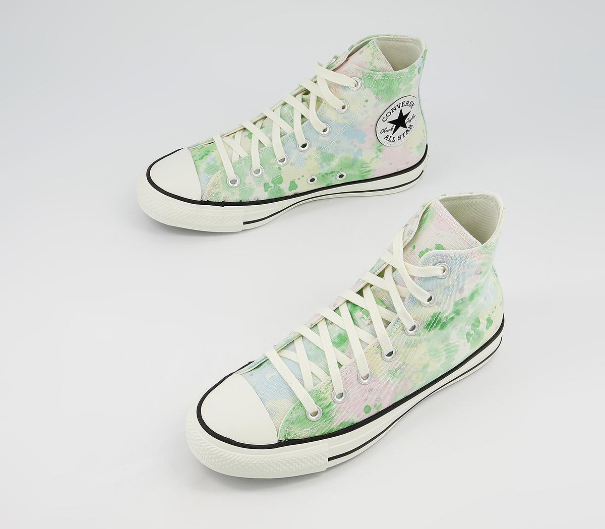 converse all star hi trainers egret egret leather