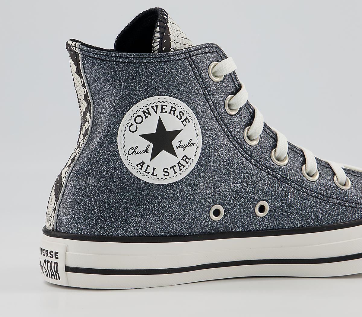 Converse Converse All Star Hi Trainers Converse Converse All Star Hi Trainers Black Vintage White Black