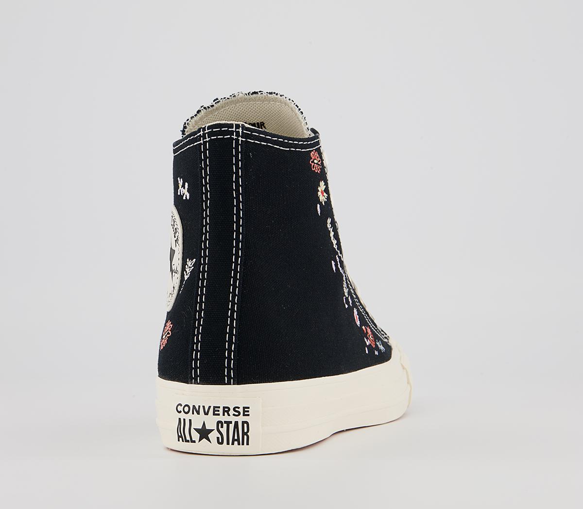 Converse Converse All Star Hi Trainers Converse Converse All Star Hi Trainers Black Multi Egret