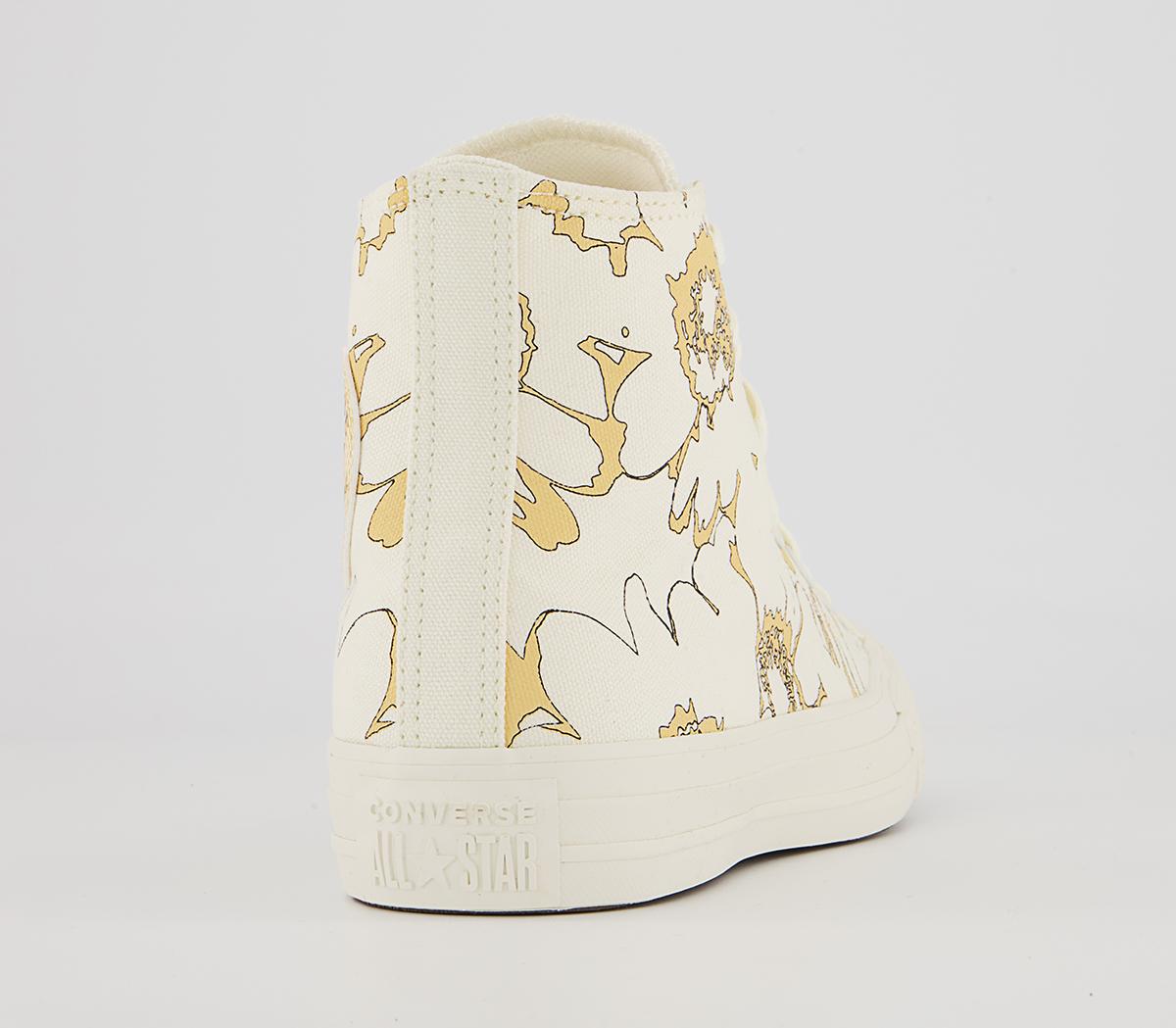 Converse Converse All Star Hi Trainers Converse Converse All Star Hi Trainers Egret Cyber Mango Floral