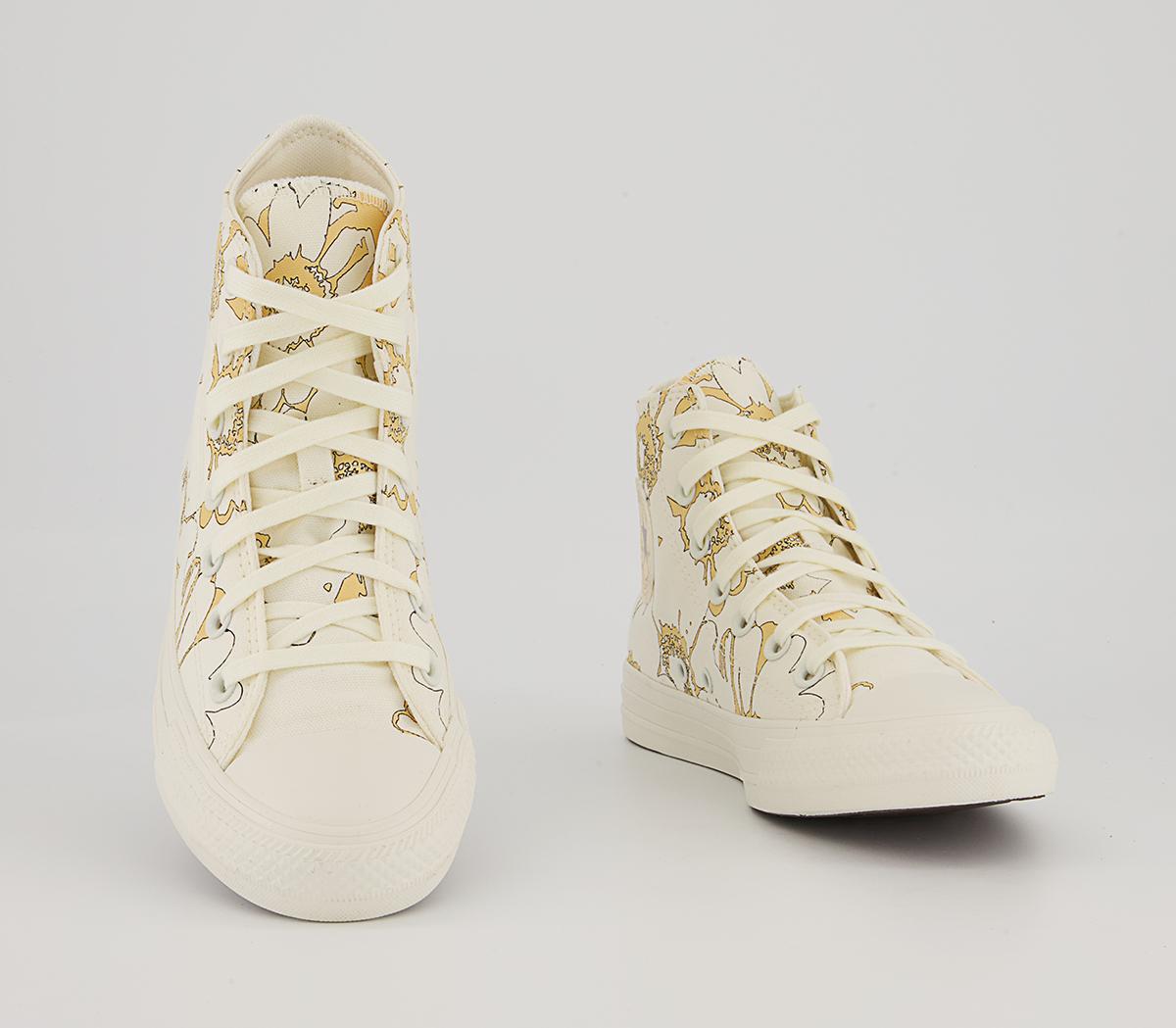Converse Converse All Star Hi Trainers Converse Converse All Star Hi Trainers Egret Cyber Mango Floral