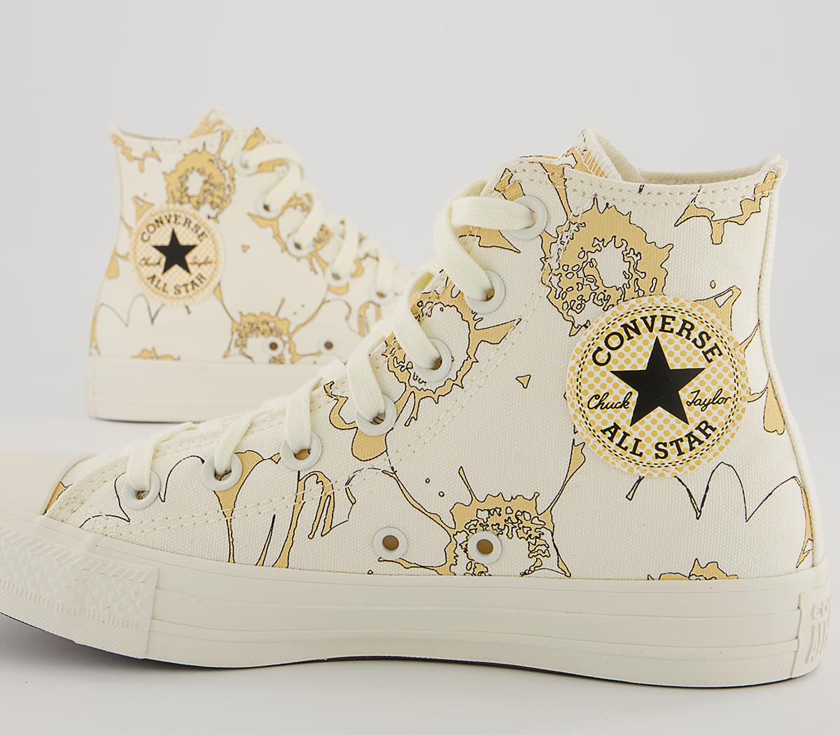 Converse Converse All Star Hi Trainers Converse Converse All Star Hi Trainers Egret Cyber Mango Floral