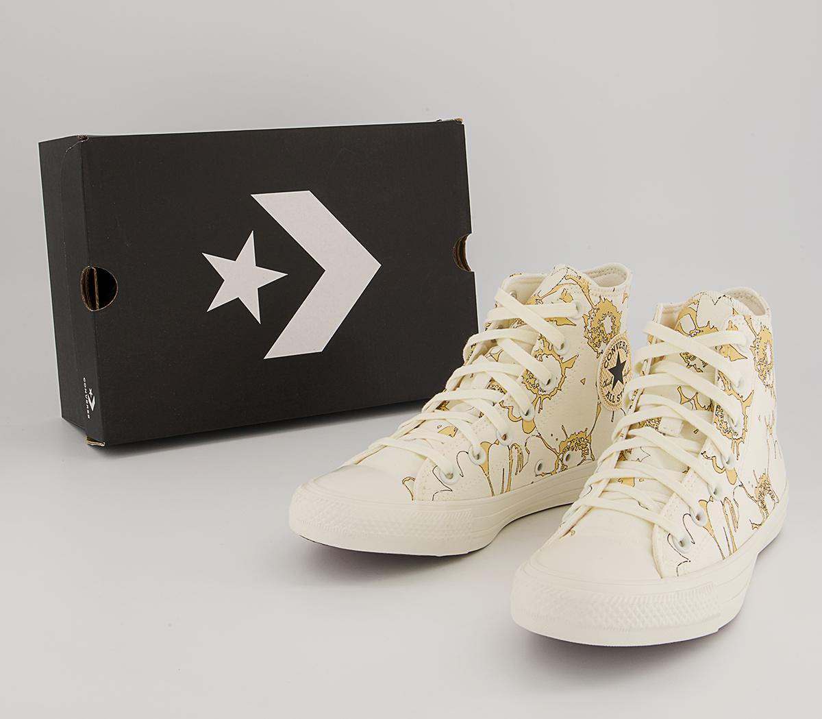Converse Converse All Star Hi Trainers Converse Converse All Star Hi Trainers Egret Cyber Mango Floral