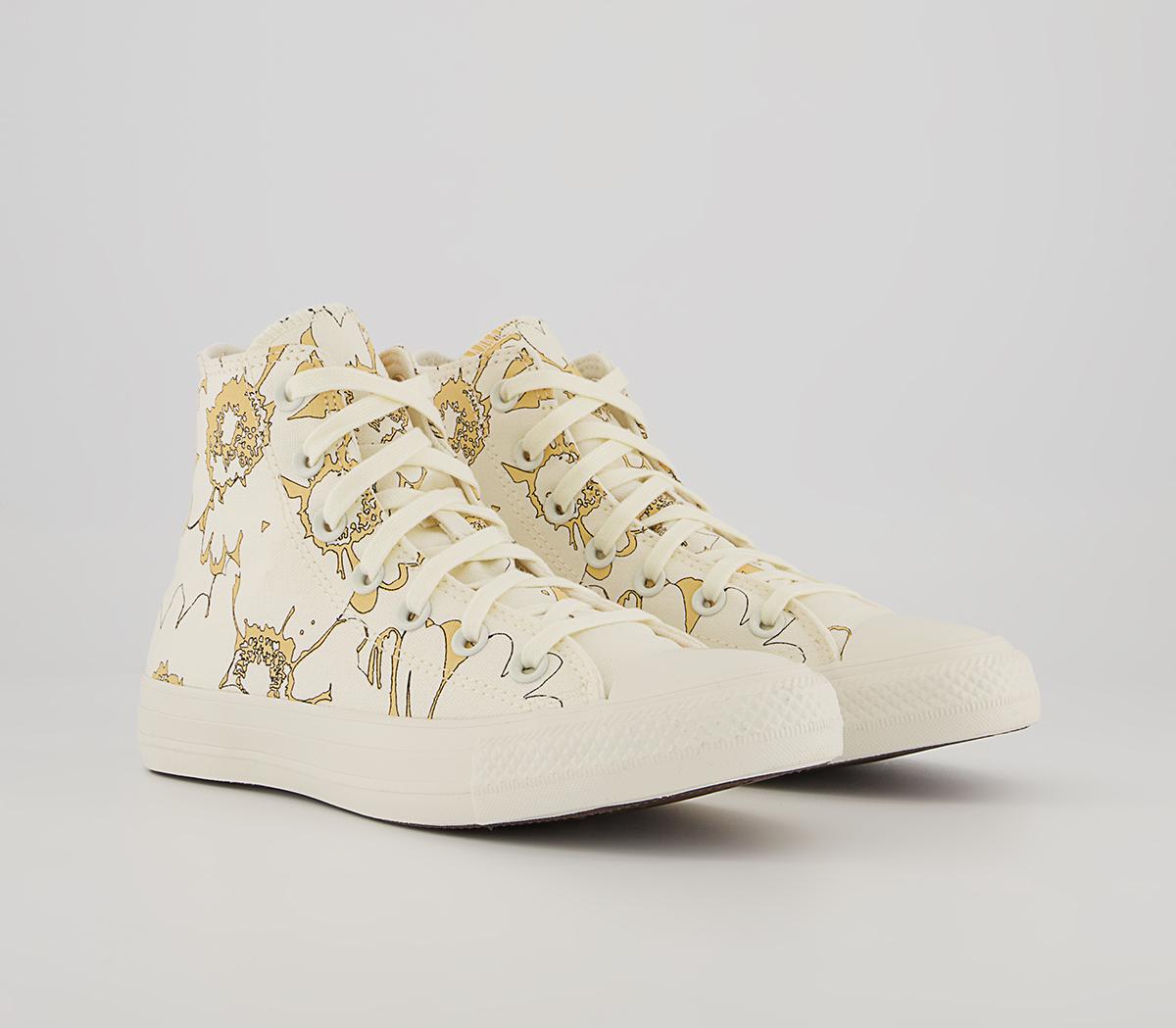 Converse Converse All Star Hi Trainers Converse Converse All Star Hi Trainers Egret Cyber Mango Floral
