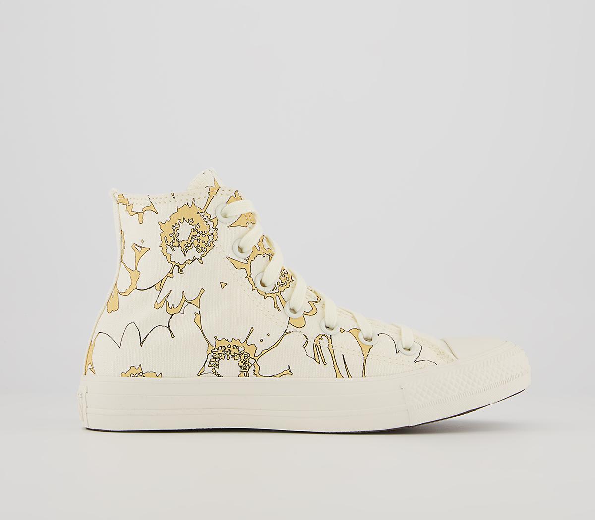 Converse Converse All Star Hi Trainers Converse Converse All Star Hi Trainers Egret Cyber Mango Floral