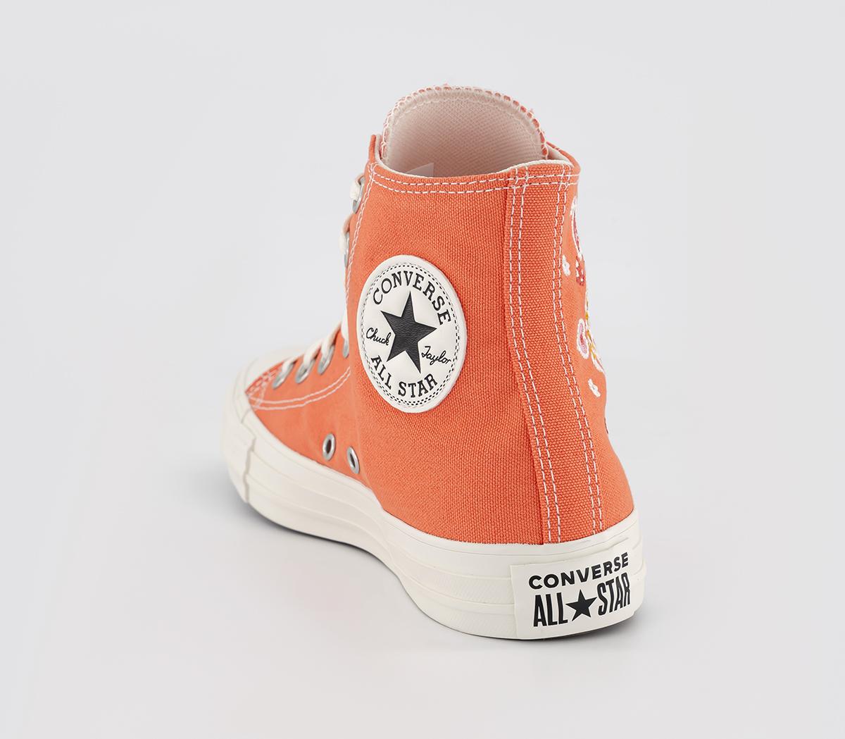 Converse Converse All Star Hi Trainers Converse Converse All Star Hi Trainers Bright Madder Egret Black