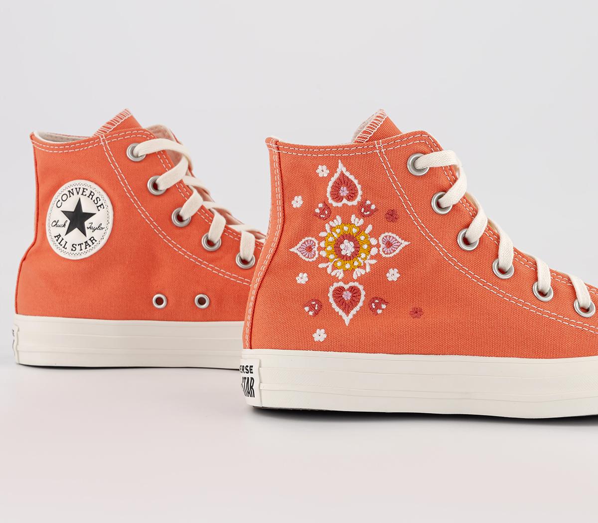 Converse Converse All Star Hi Trainers Converse Converse All Star Hi Trainers Bright Madder Egret Black
