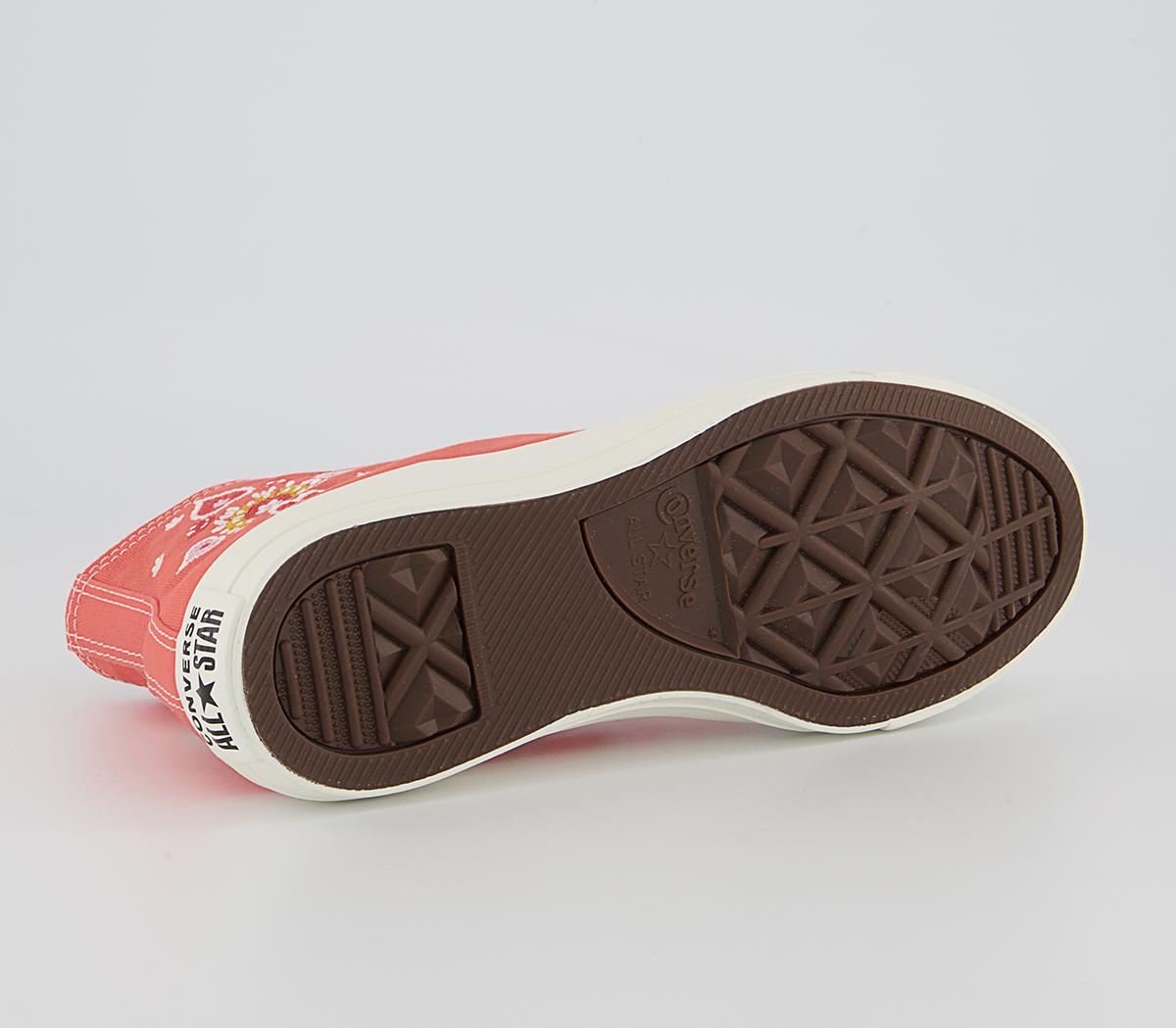 Converse Converse All Star Hi Trainers Converse Converse All Star Hi Trainers Bright Madder Egret Black