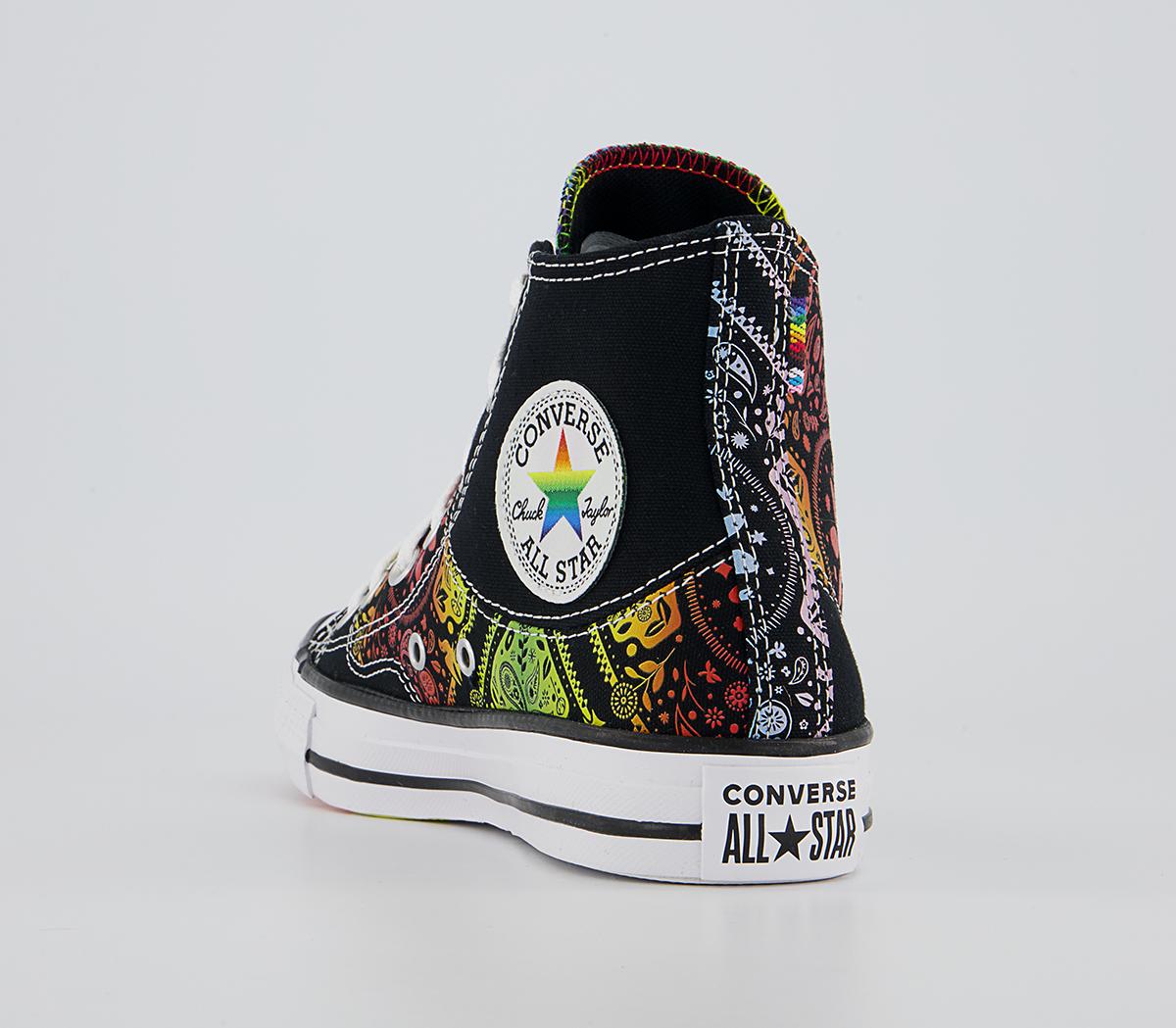 Converse Converse All Star Hi Trainers Converse Converse All Star Hi Trainers Black Pride Multi