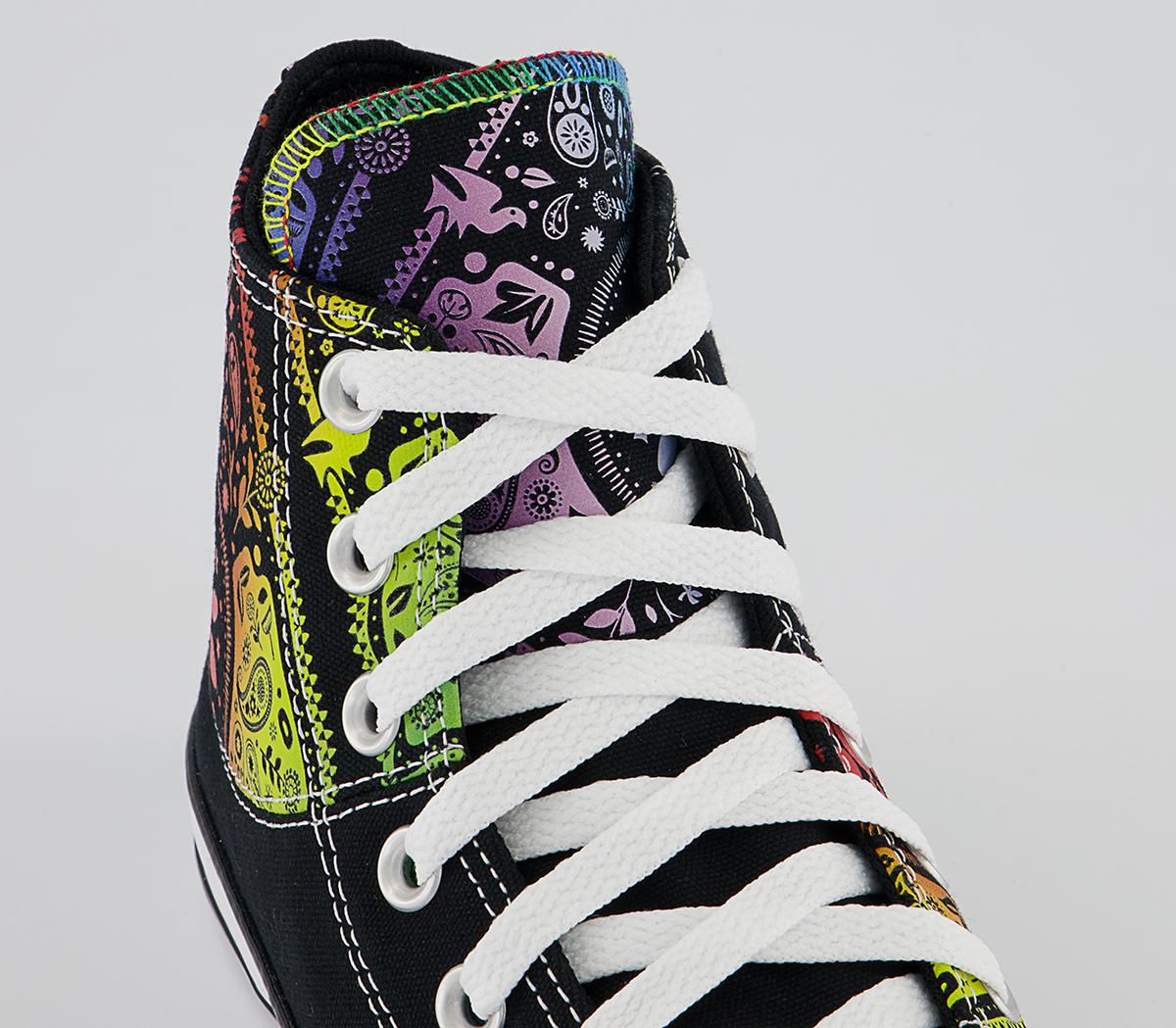 Converse Converse All Star Hi Trainers Converse Converse All Star Hi Trainers Black Pride Multi