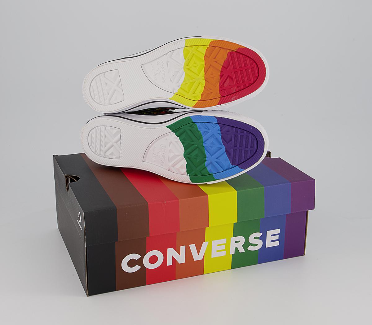 Converse Converse All Star Hi Trainers Converse Converse All Star Hi Trainers Black Pride Multi