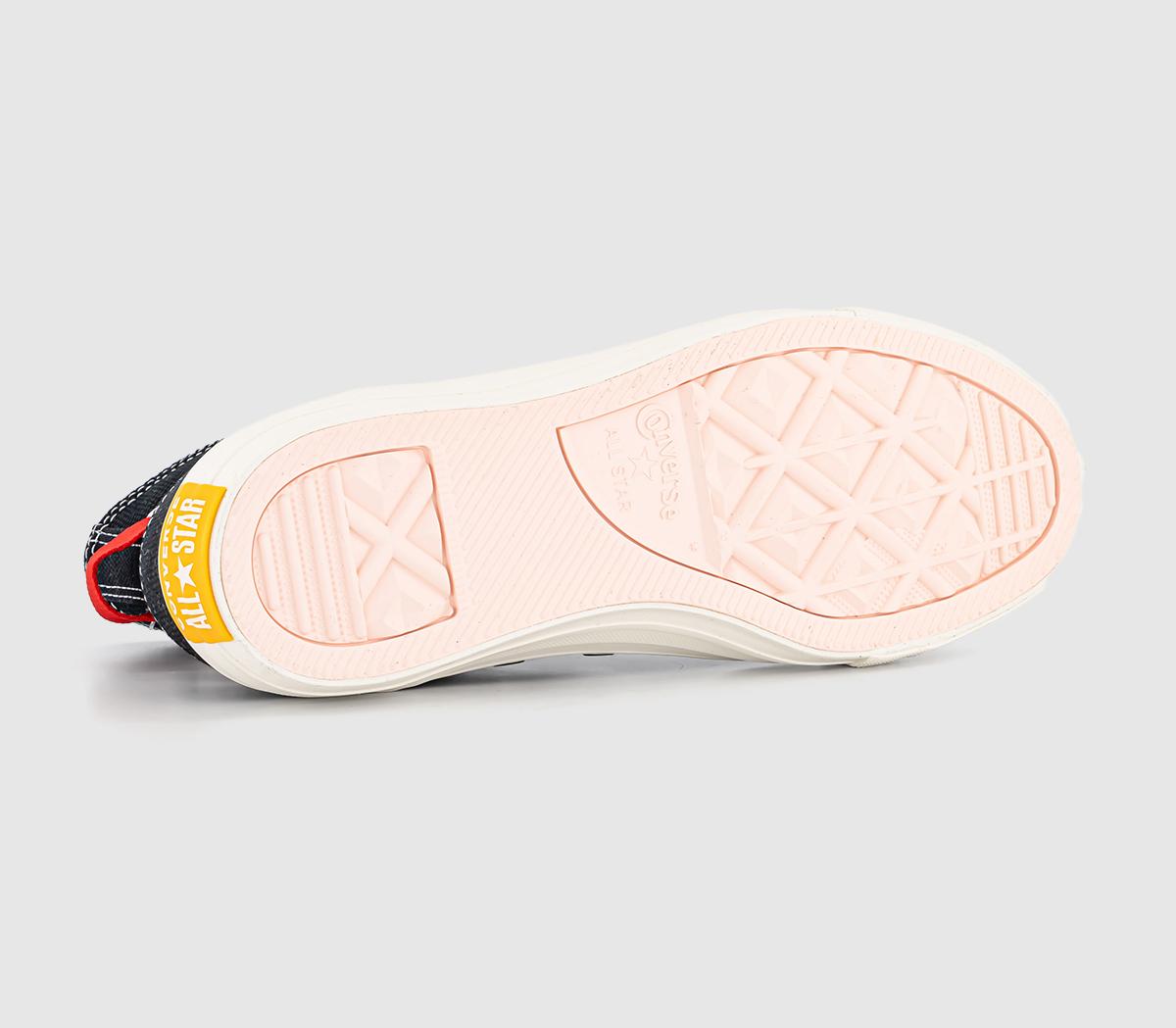 ConverseConverse All Star Hi Trainers Black Red Hearts
