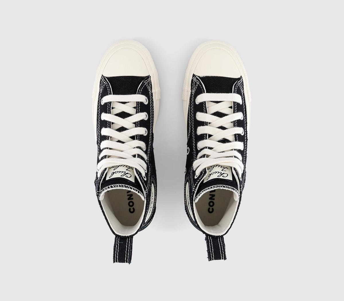 Converse Converse All Star Hi Trainers Converse Converse All Star Hi Trainers Black Black Egret Egret