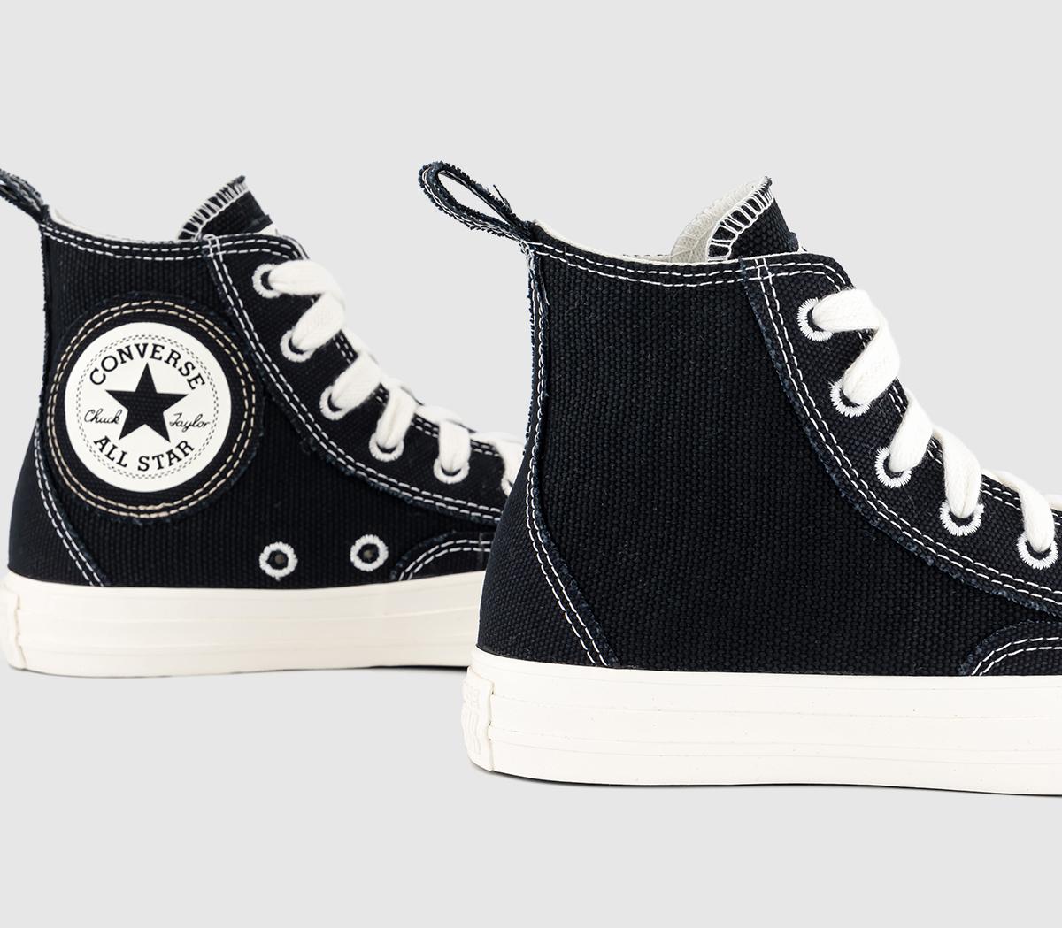 Converse Converse All Star Hi Trainers Converse Converse All Star Hi Trainers Black Black Egret Egret