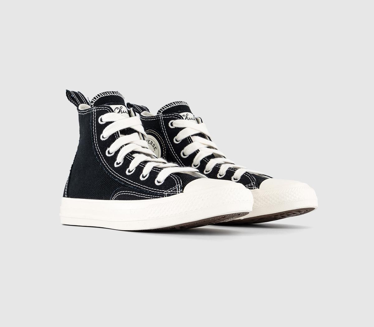 Converse Converse All Star Hi Trainers Converse Converse All Star Hi Trainers Black Black Egret Egret