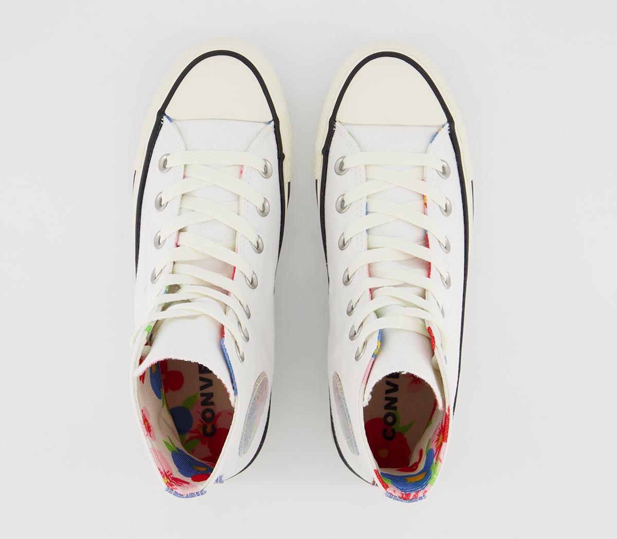 ConverseConverse All Star Hi TrainersWhite Egret Floral Exclusive