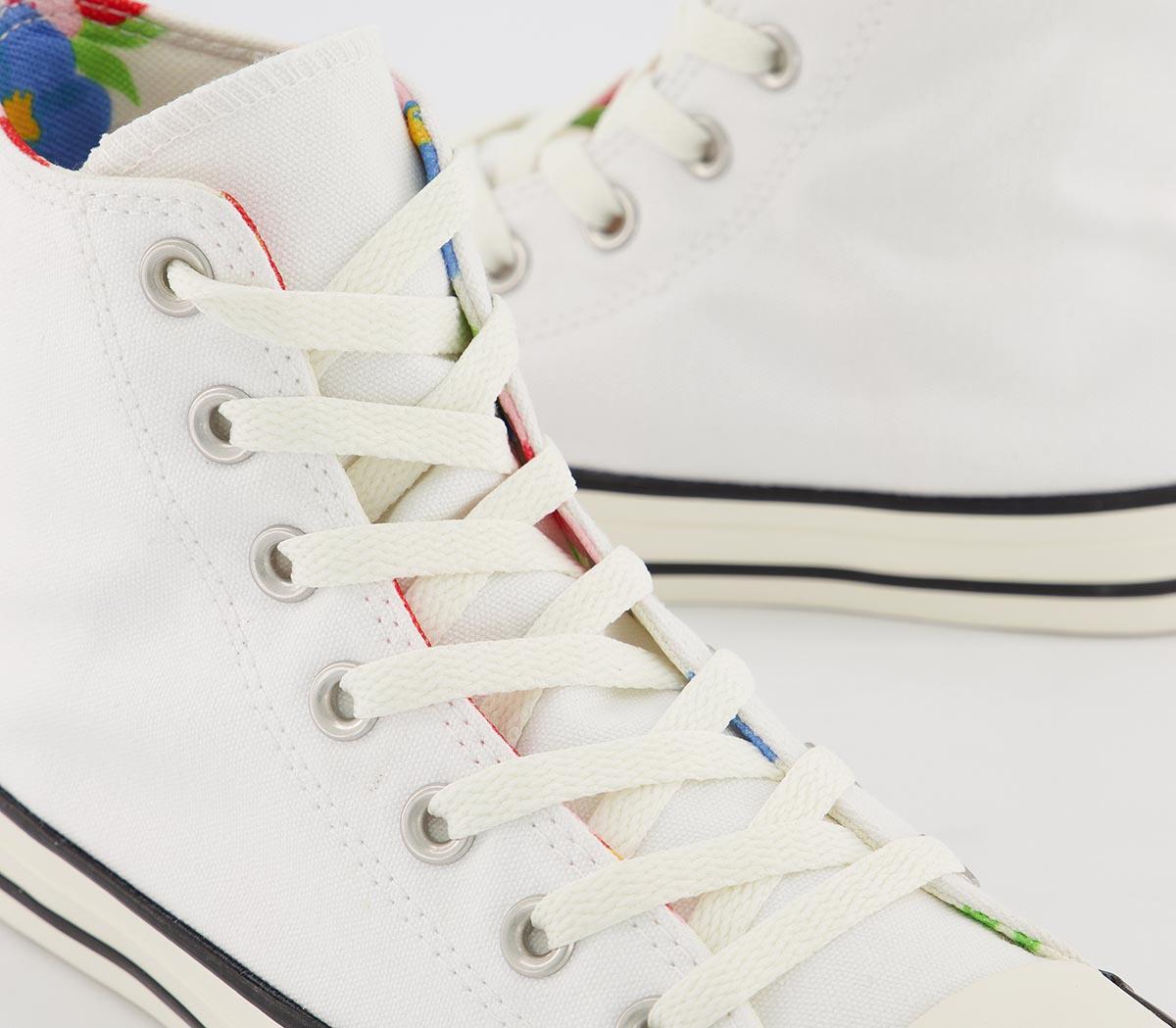ConverseConverse All Star Hi TrainersWhite Egret Floral Exclusive