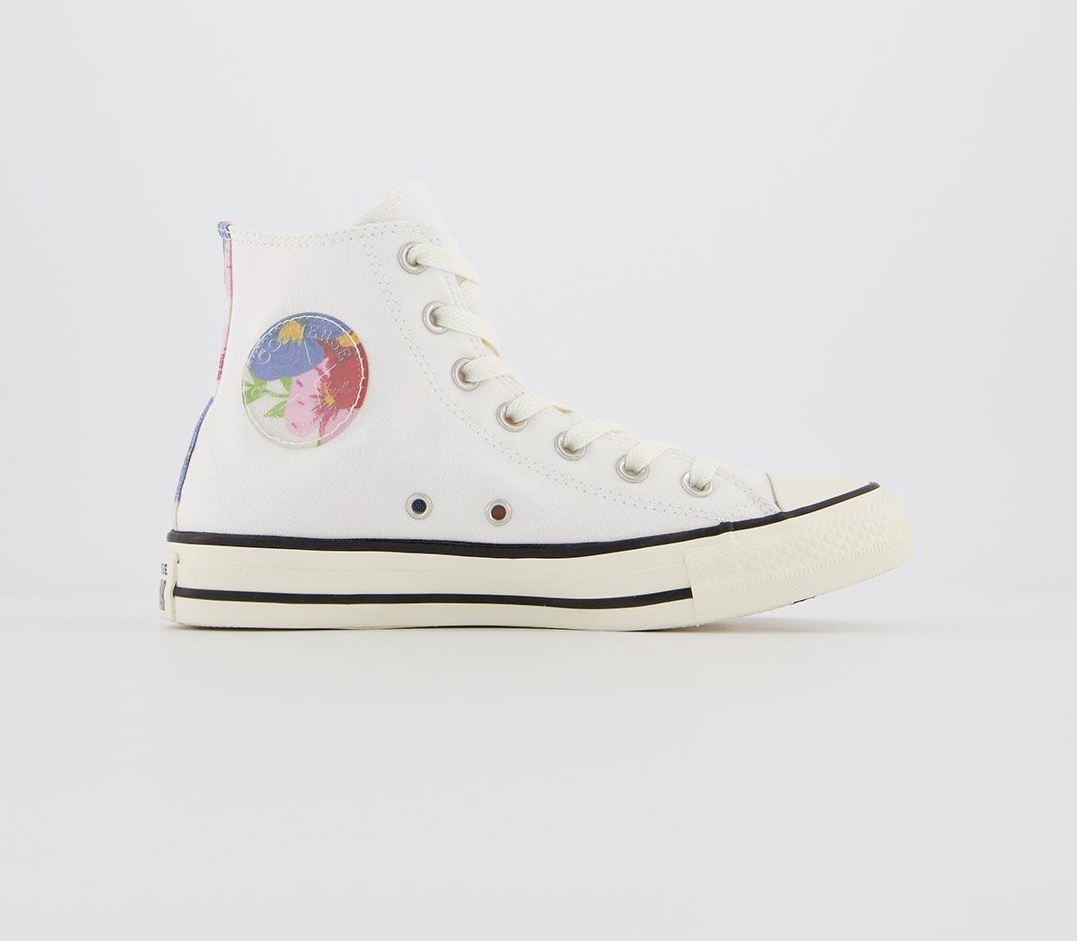 ConverseConverse All Star Hi TrainersWhite Egret Floral Exclusive