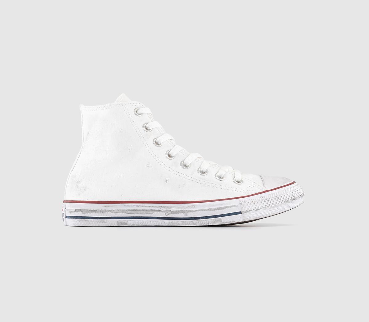 ConverseConverse All Star Hi Trainers White Well Worn