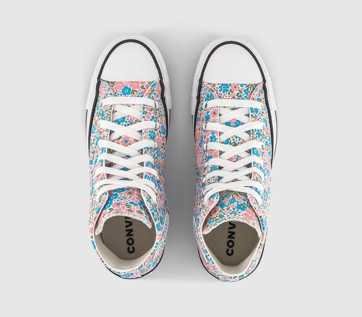 ConverseConverse All Star Hi Trainers ConverseConverse All Star Hi TrainersWhite Gnarly Blue Foothill Green