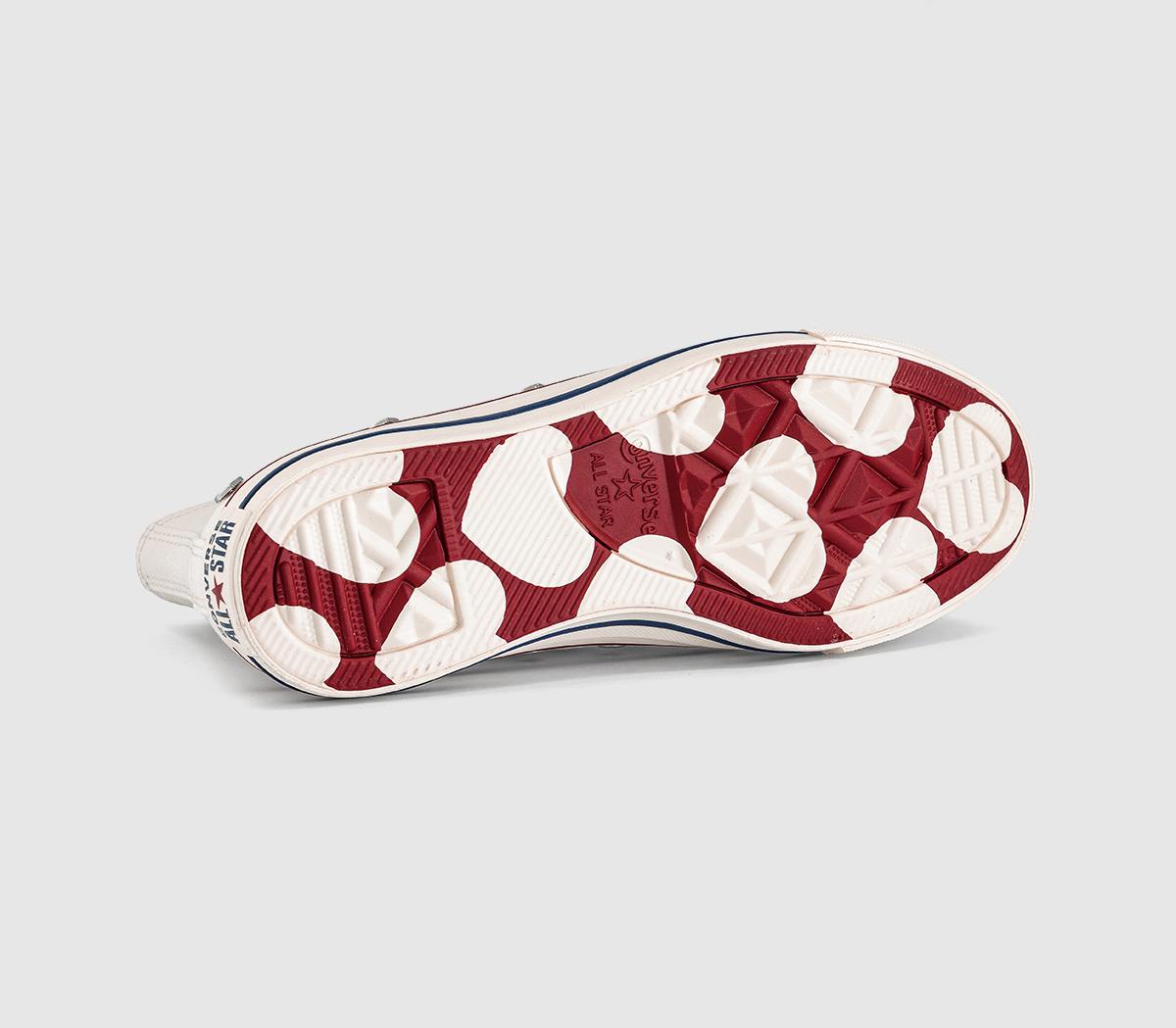 ConverseConverse All Star Hi TrainersHeart Vintage White Egret