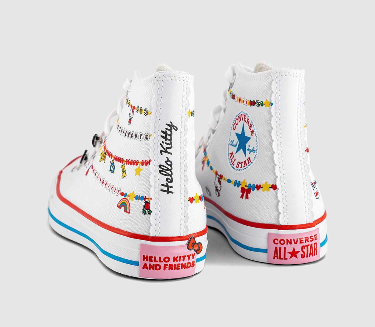 ConverseConverse x Hello Kitty All Star Hi TrainersHello Kitty White Red Yellow