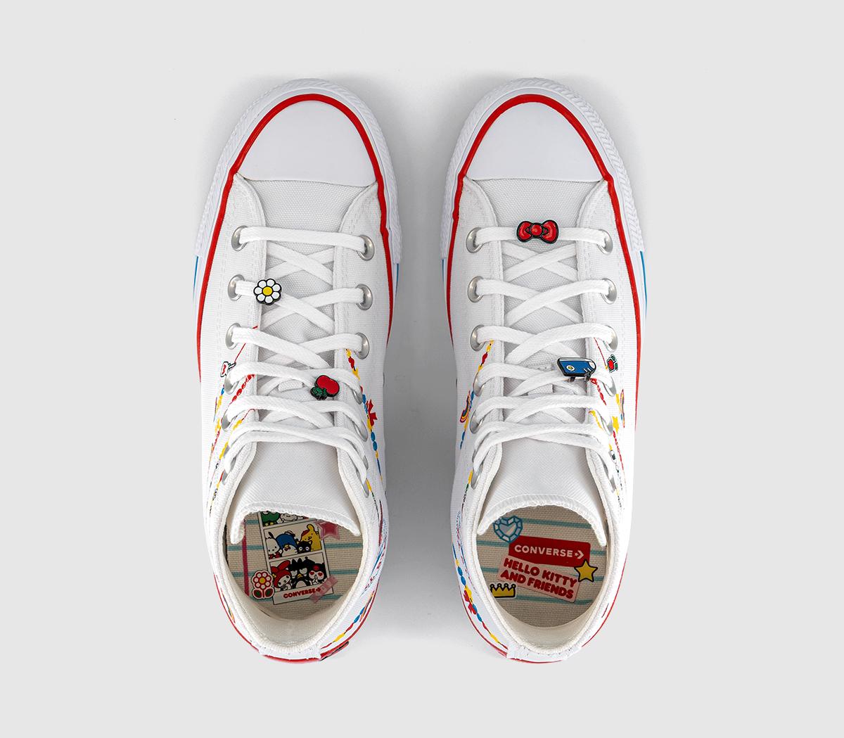 ConverseConverse x Hello Kitty All Star Hi TrainersHello Kitty White Red Yellow