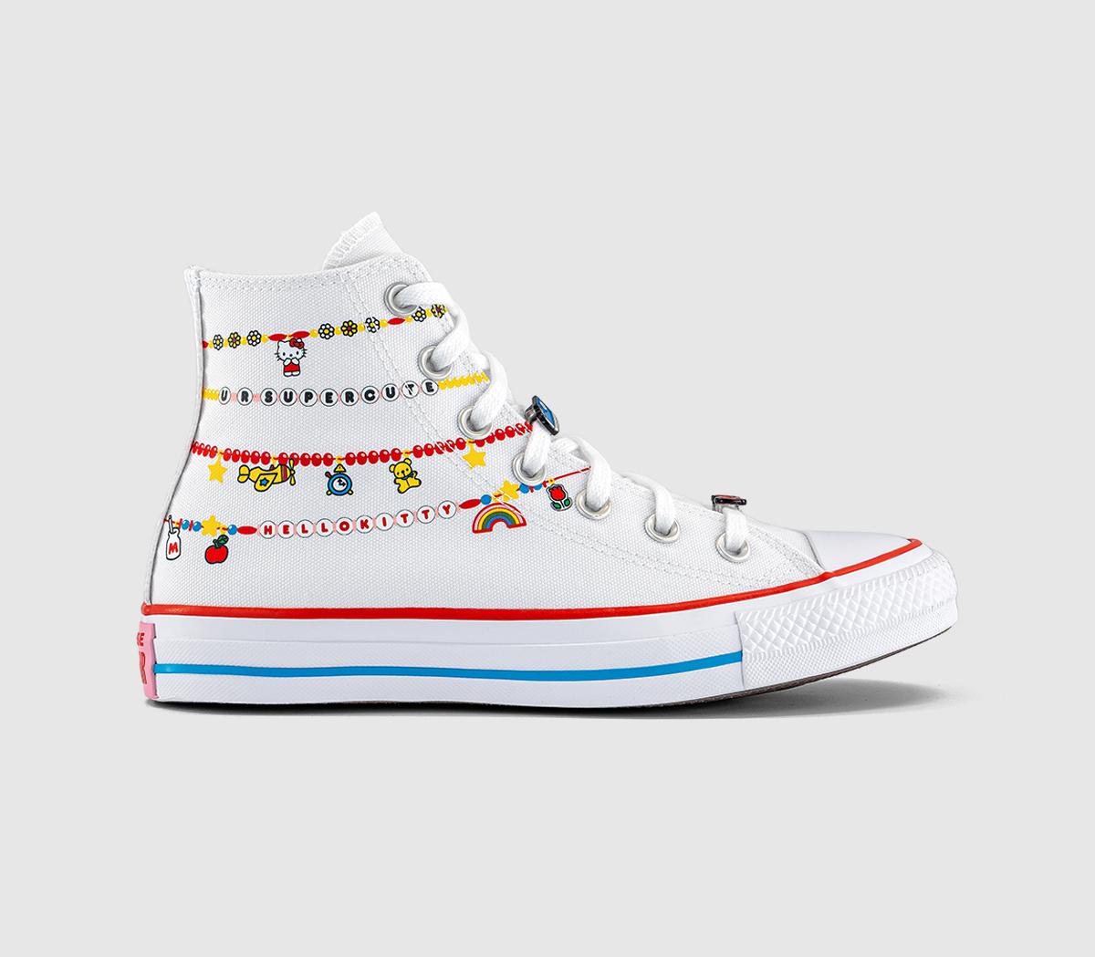 ConverseConverse x Hello Kitty All Star Hi TrainersHello Kitty White Red Yellow
