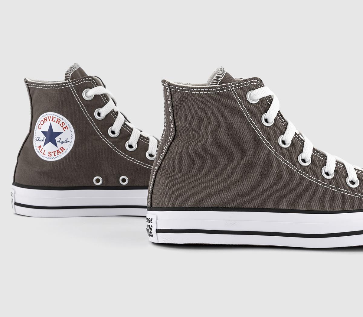 Converse All Star Hi Trainers Charcoal - Unisex Sports