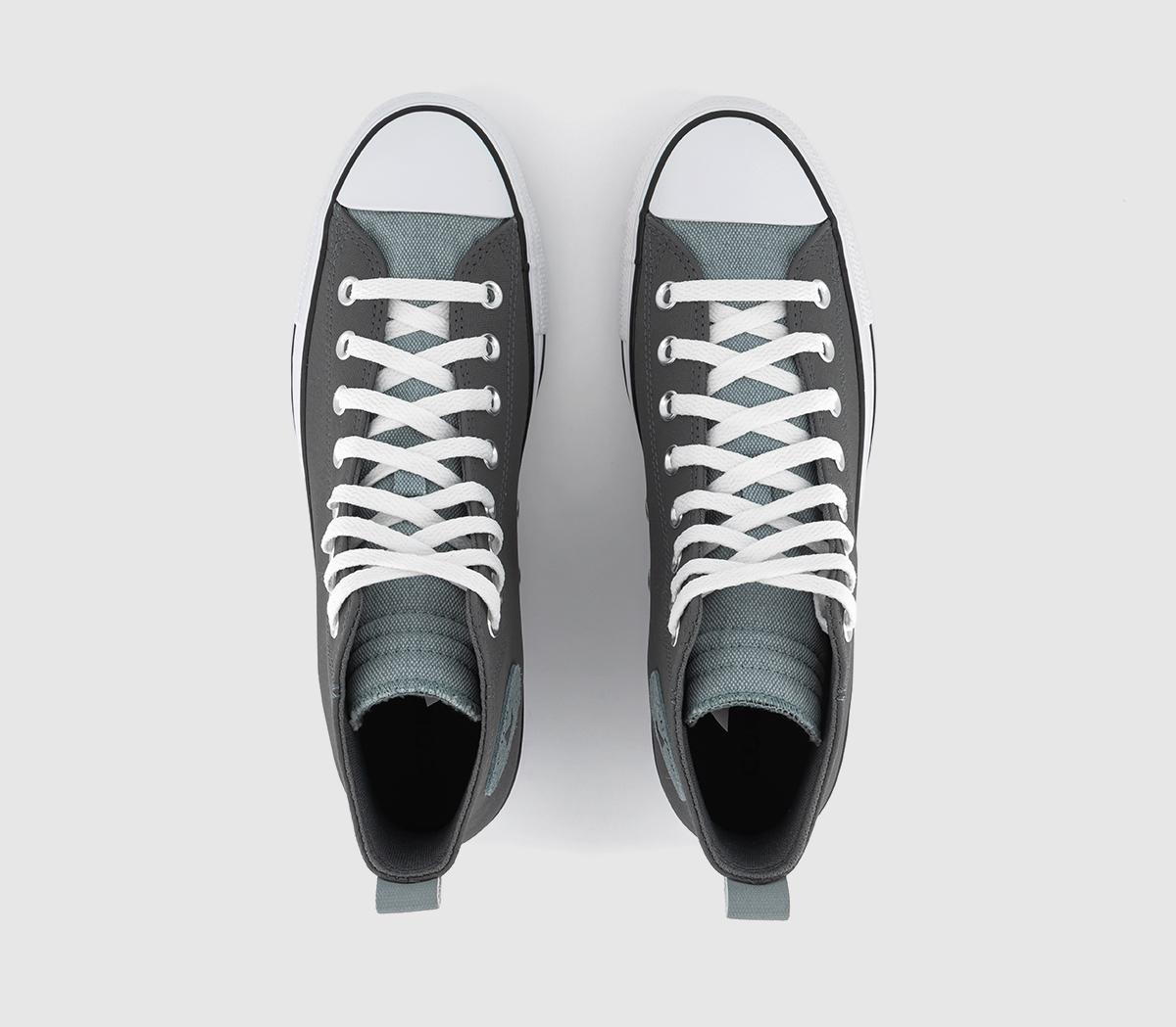 ConverseConverse All Star Hi TrainersCyber Grey Tidepool Grey Black