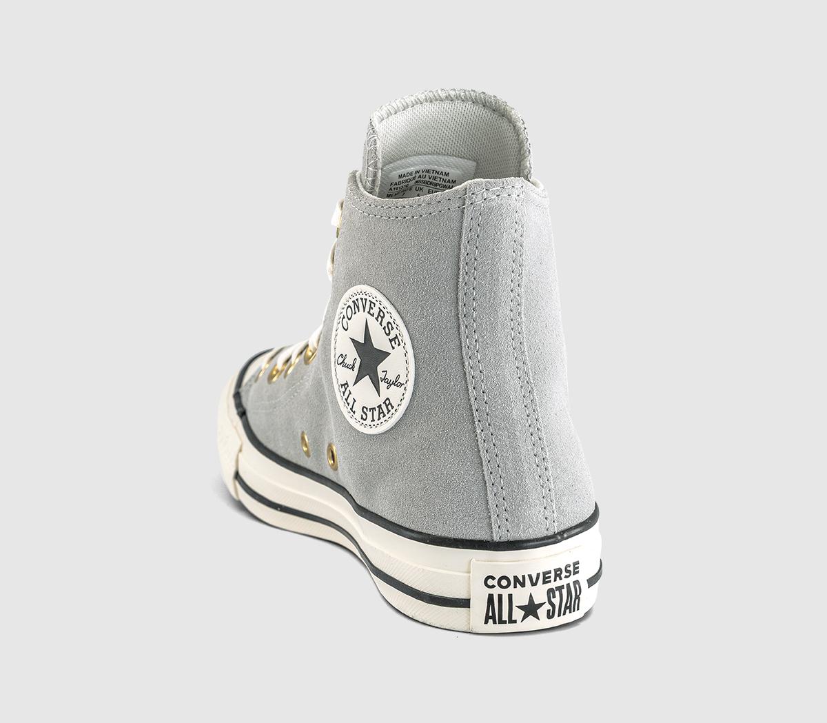 ConverseConverse All Star Hi TrainersLight Grey Egret Black