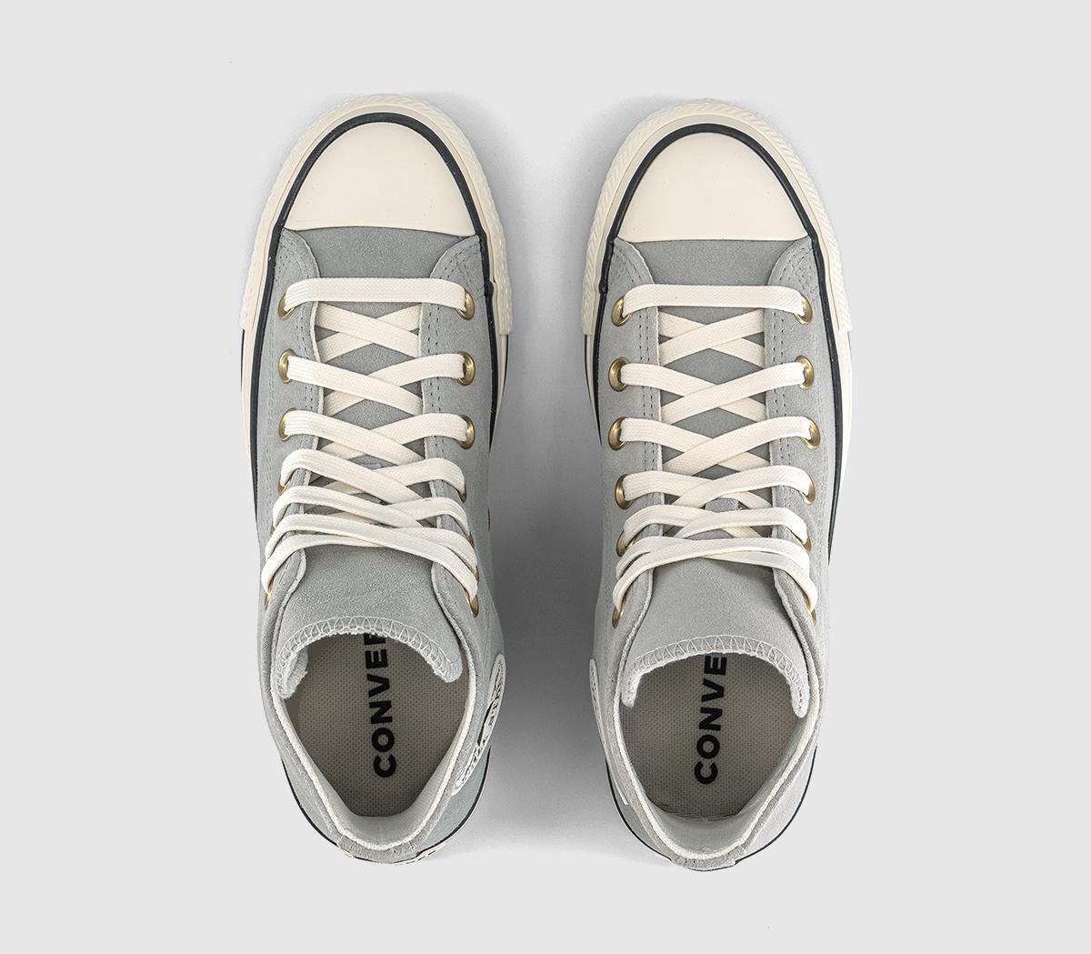 ConverseConverse All Star Hi TrainersLight Grey Egret Black