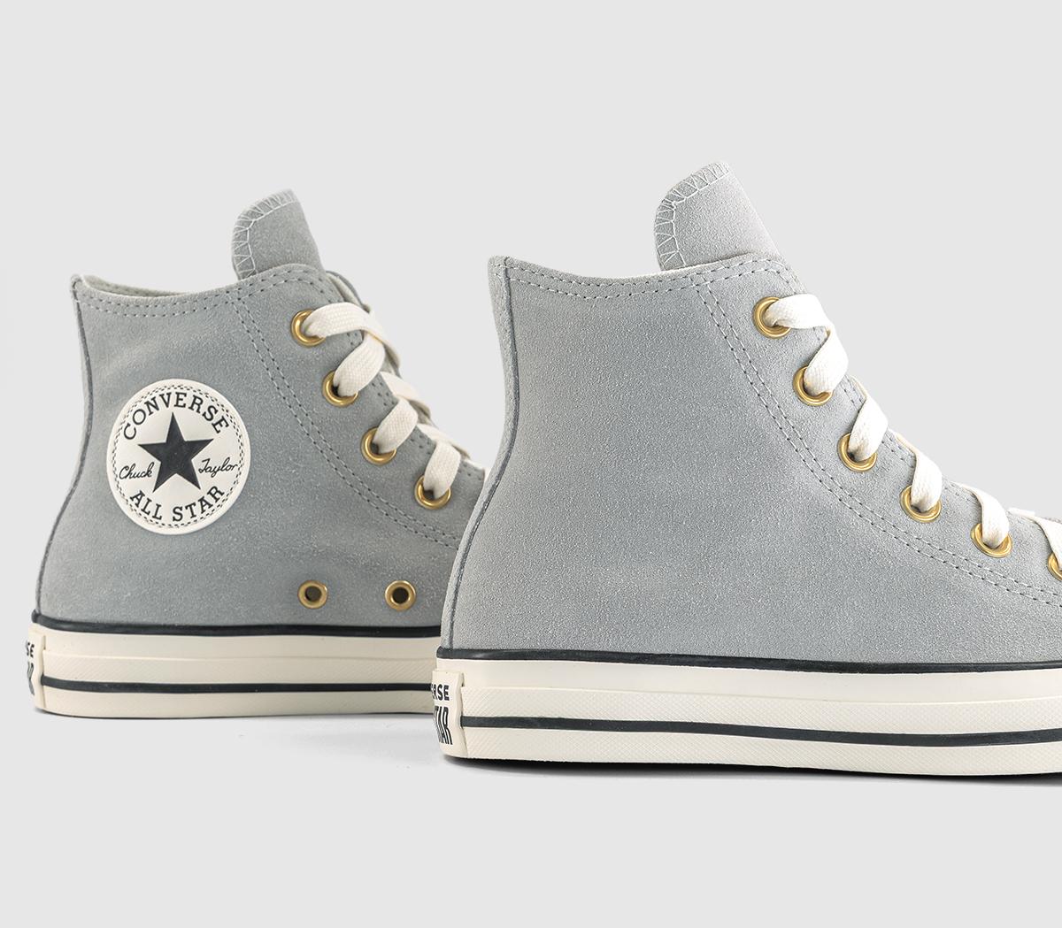 ConverseConverse All Star Hi TrainersLight Grey Egret Black