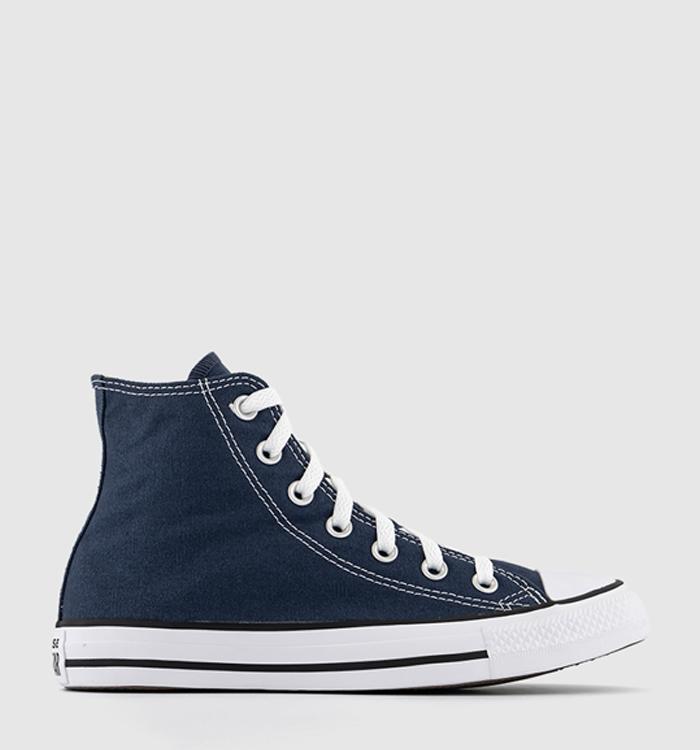 Blue converse hotsell high tops