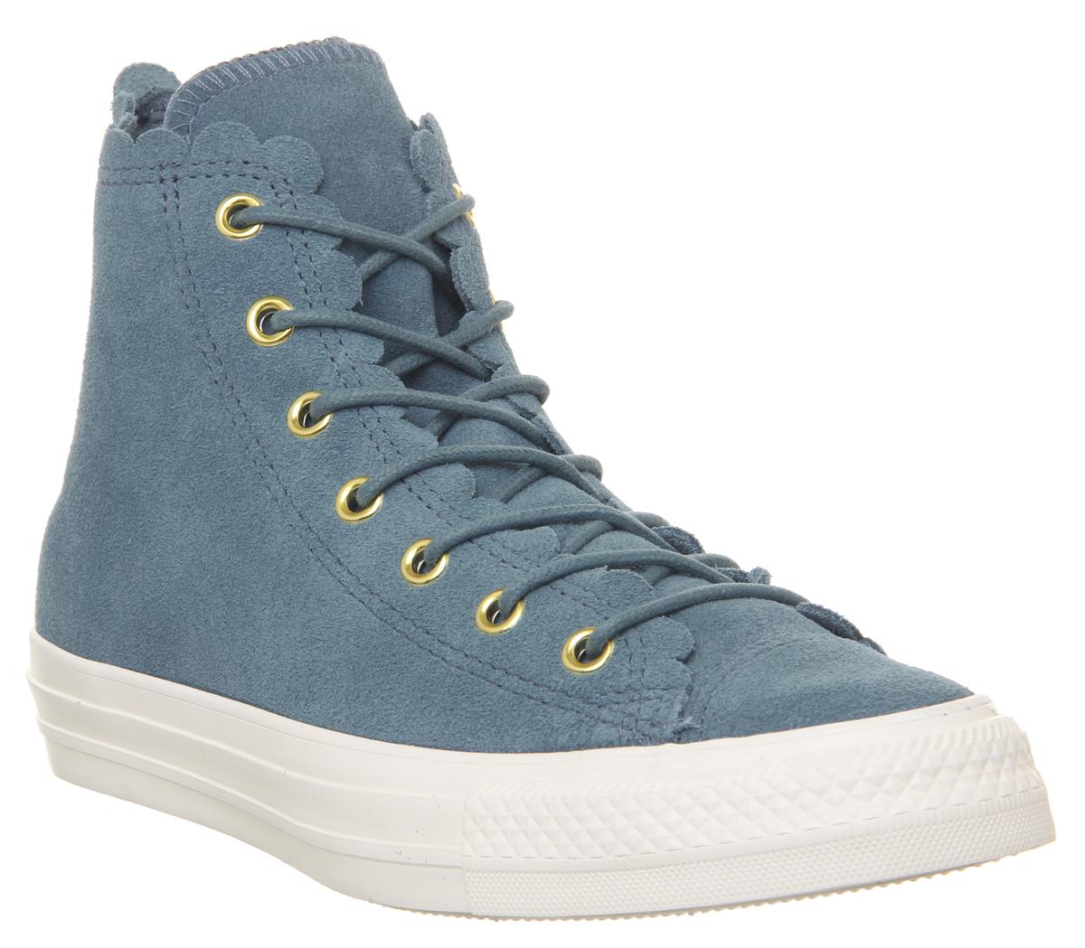 Celestial hotsell teal converse