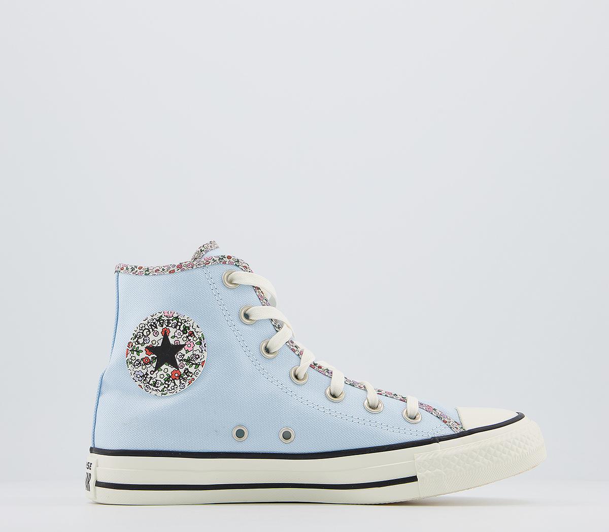 Converse Converse All Star Hi Trainers Agate Blue Egret Multi Floral  Exclusive - Women's Trainers