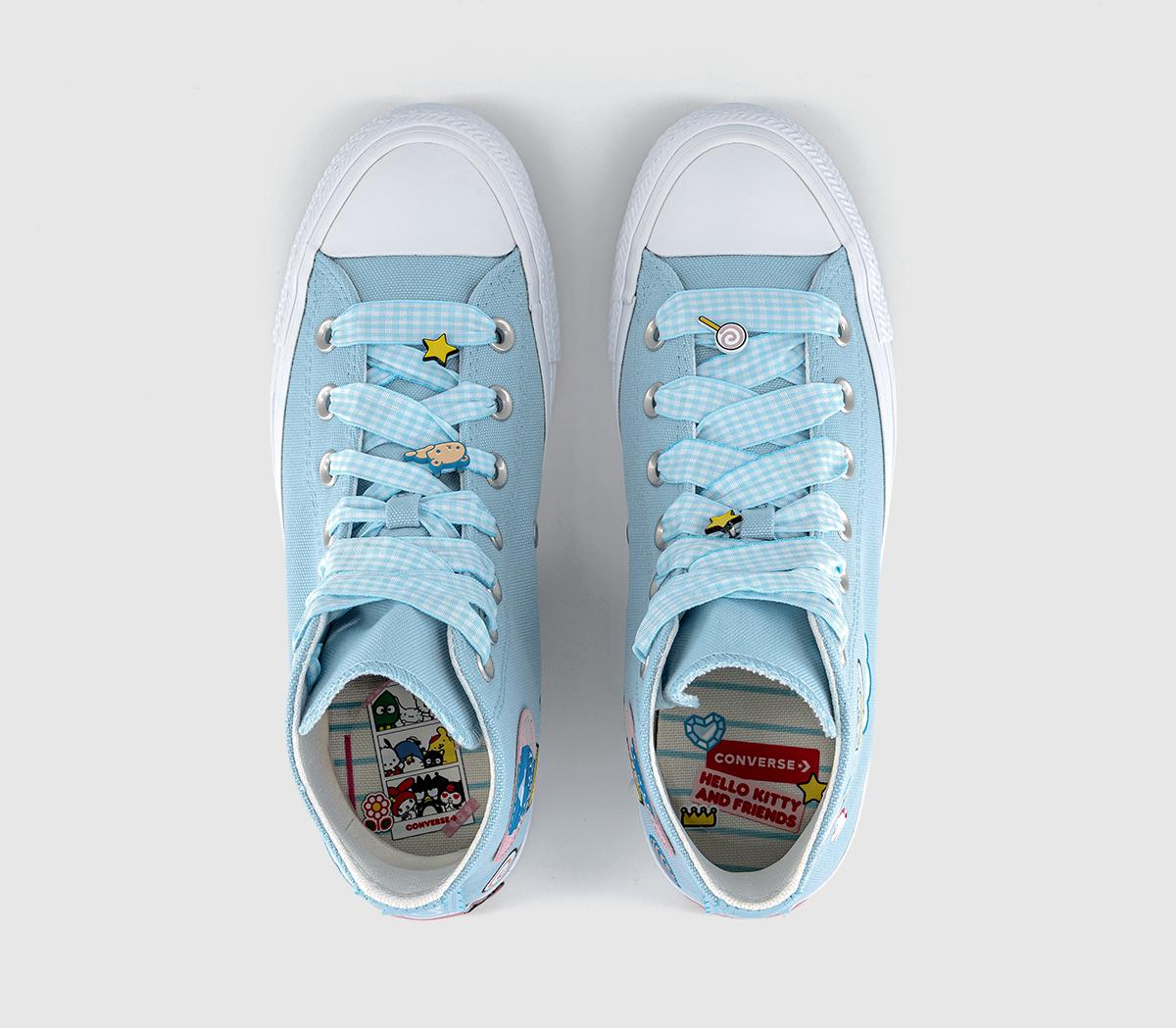 ConverseConverse x Hello Kitty All Star Hi TrainersHello Kitty Baby Blue White Pink