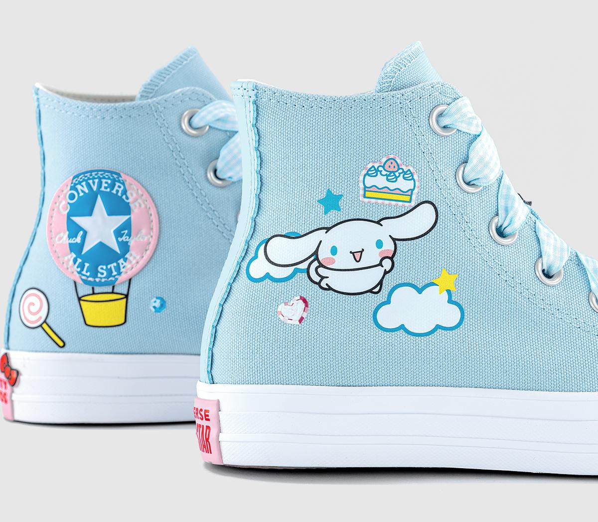 ConverseConverse x Hello Kitty All Star Hi TrainersHello Kitty Baby Blue White Pink